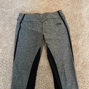 GUC Grey North Face Leggings, Cropped, Size Medium